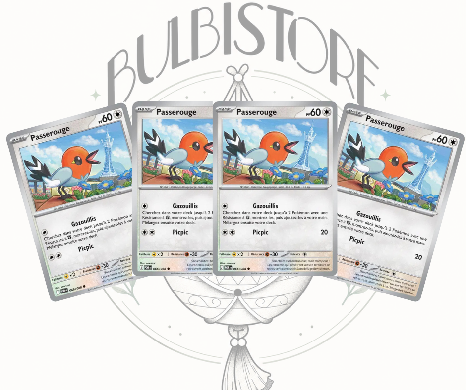 Playset x4 Passerouge - POR - Non Reverse - Équilibre Parfait - NM - FR