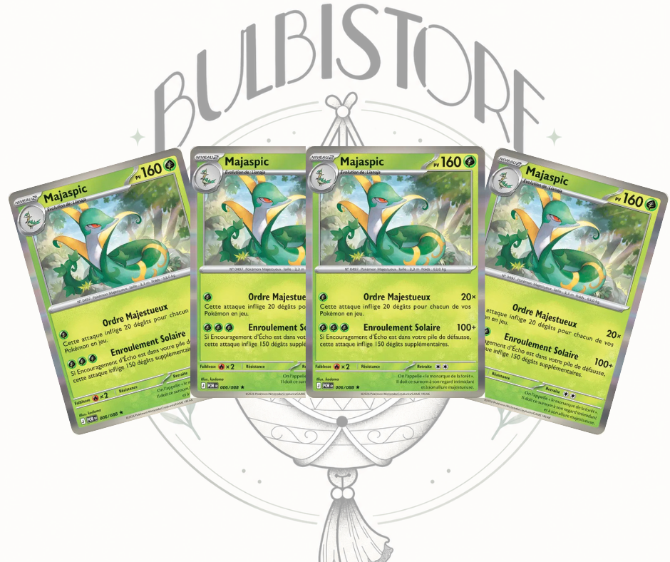 Playset x4 Majaspic - POR - Holo - Équilibre Parfait - NM - FR