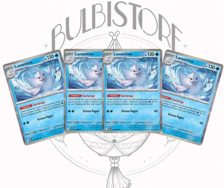 Playset x4 Lamantine - POR - Holo - Équilibre Parfait - NM - FR