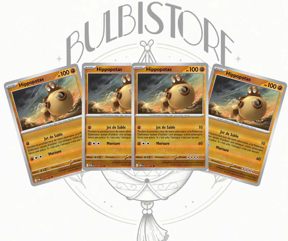 Playset x4 Hippopotas - POR - Reverse - Équilibre Parfait - NM - FR