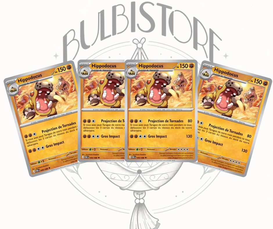 Playset x4 Hippodocus - POR - Non Reverse - Équilibre Parfait - NM - FR