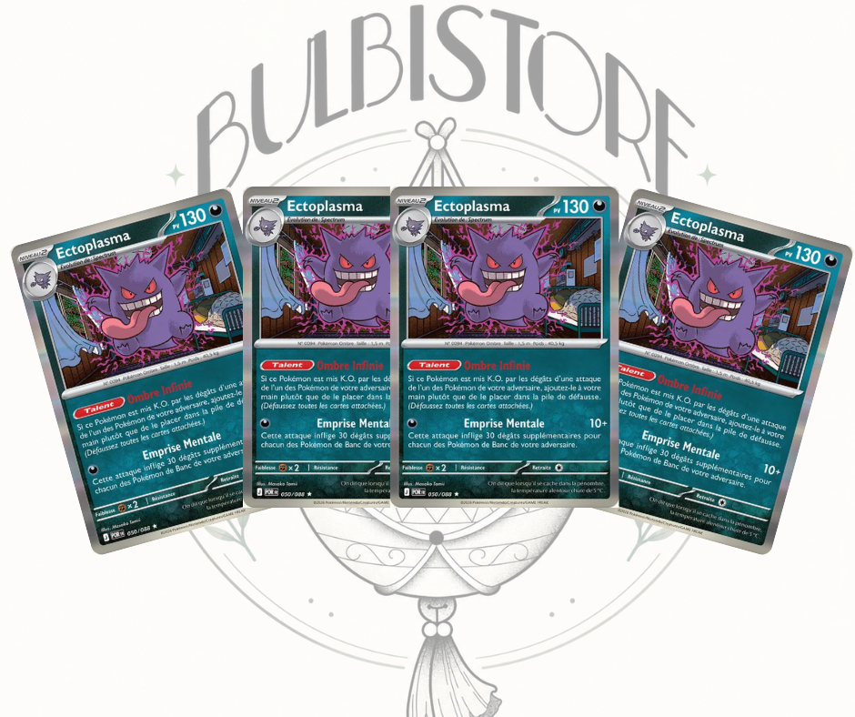 Playset x4 Ectoplasma - POR - 050/088 - Holo - Équilibre Parfait - NM - FR