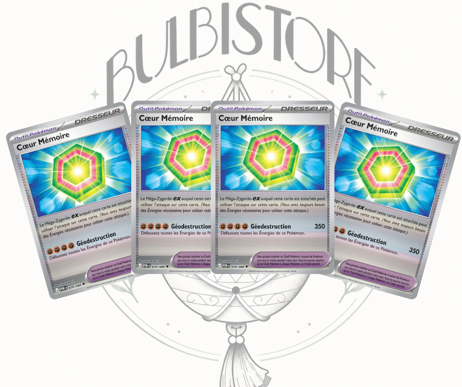 Playset x4 Cœur Mémoire - POR - Reverse - Équilibre Parfait - NM - FR