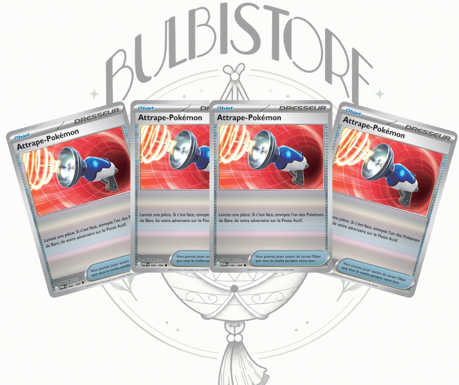 Playset x4 Attrape-Pokémon - POR - Reverse - Équilibre Parfait - NM - FR