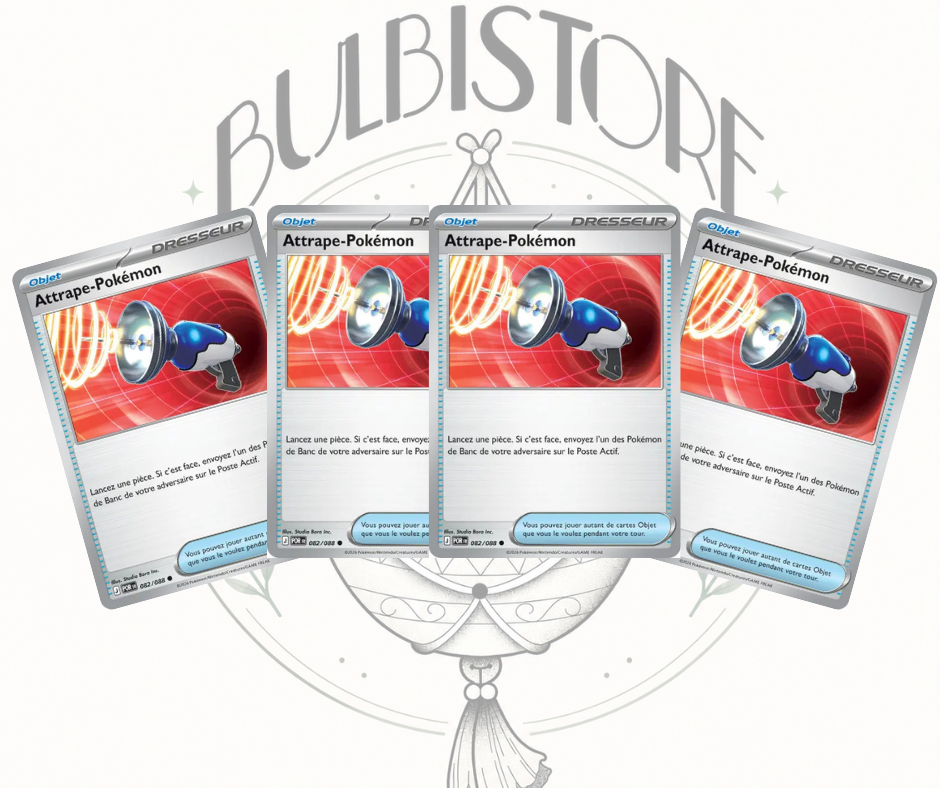 Playset x4 Attrape-Pokémon - POR - Non Reverse - Équilibre Parfait - NM - FR