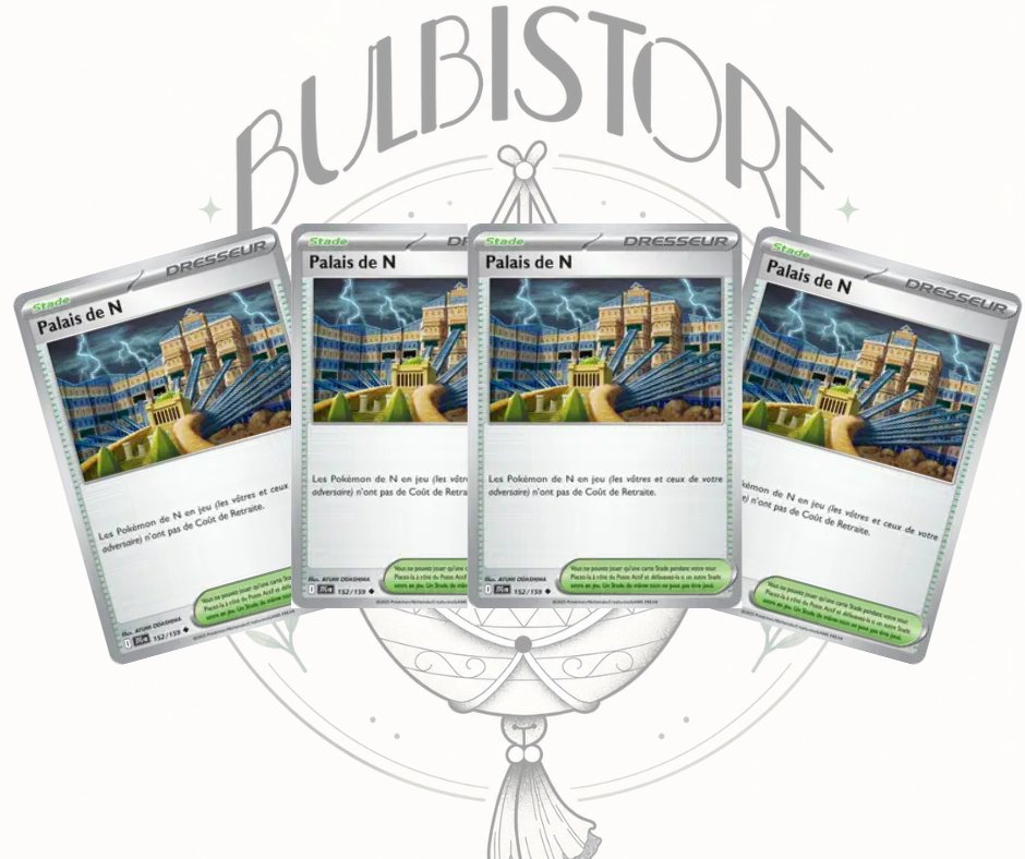 Playset x4 Palais de N - JTG - Non Reverse - Aventures Ensemble - NM - FR