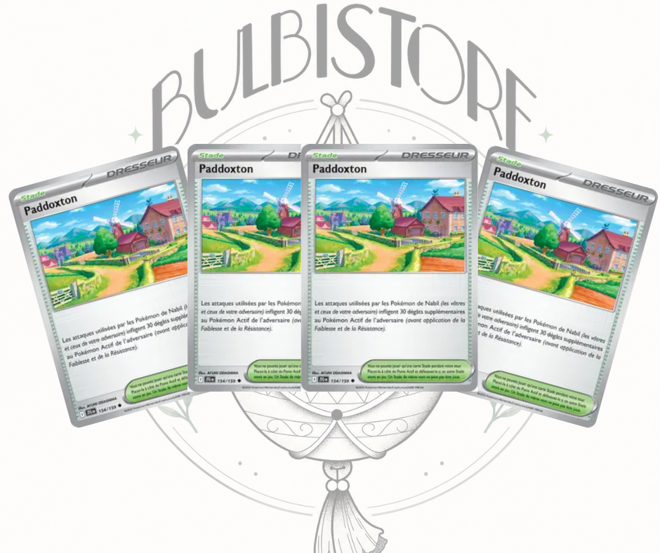 Playset x4 Paddoxton - JTG - Non Reverse - Aventures Ensemble - NM - FR