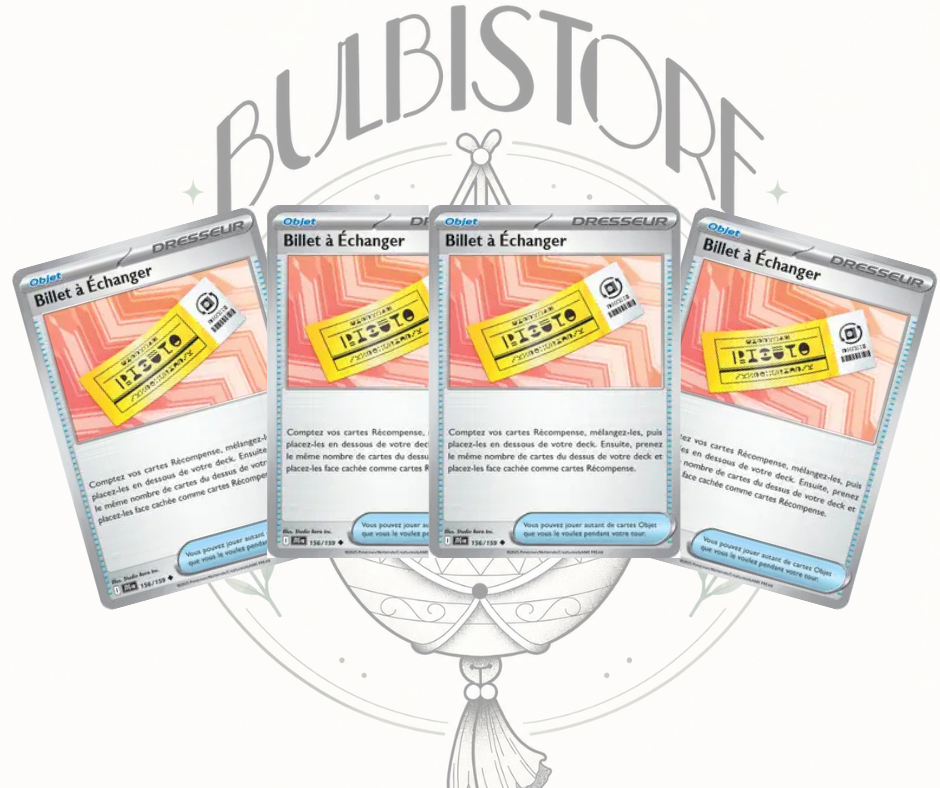 Playset x4 Billet à Échanger - JTG - Non Reverse - Aventures Ensemble - NM - FR