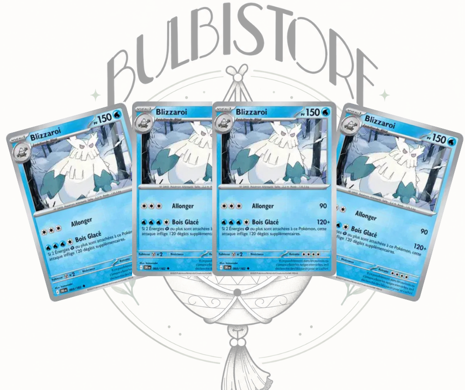 Playset x4 Blizzaroi - DRI - Non Reverse - Rivalités Destinées - NM - FR