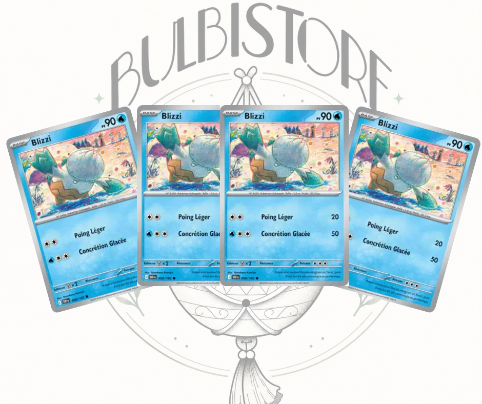 Playset x4 Blizzi - DRI - Non Reverse - Rivalités Destinées - NM - FR