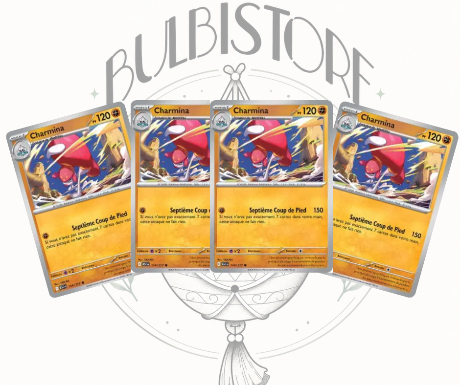 Playset x4 Charmina - ASC - Non Reverse - Héros Transcendants - NM - FR