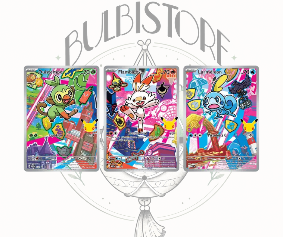Triplette Ouistempo, Flambino & Larméléon - MEP - Promo Coffret Partenaire Série 2 - NM - FR