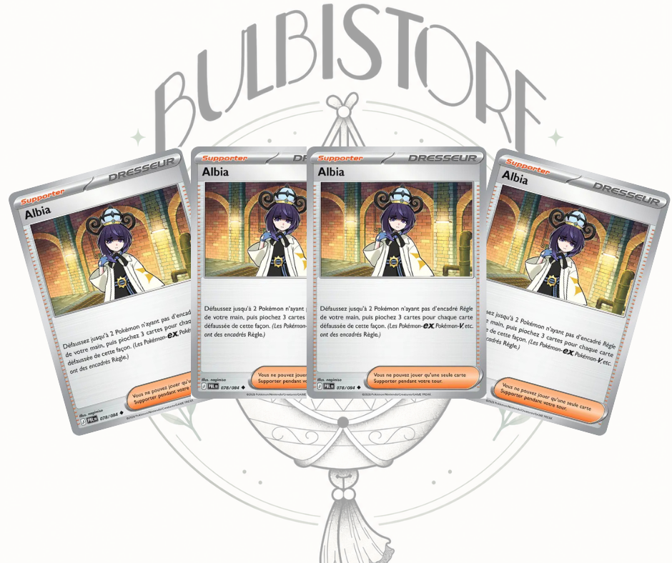 Playset x4 Albia - PBL - Non Reverse - Nuit Noire - NM - FR