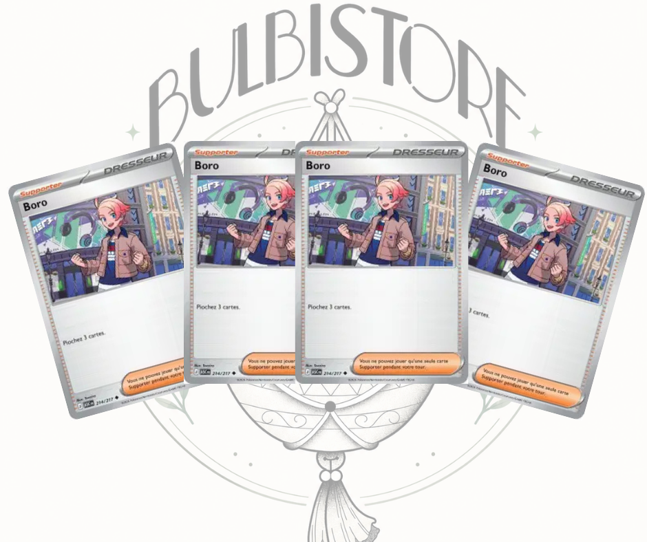 Playset x4 Boro - ASC - Non Reverse - Héros Transcendants - NM - FR