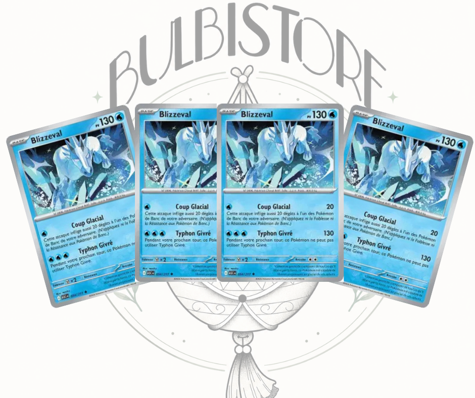 Playset x4 Blizzeval - ASC - Non Reverse - Héros Transcendants - NM - FR