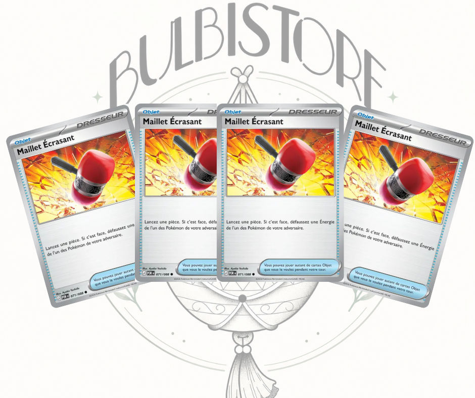 Playset x4 Maillet Écrasant - POR - Non Reverse - Équilibre Parfait - NM - FR