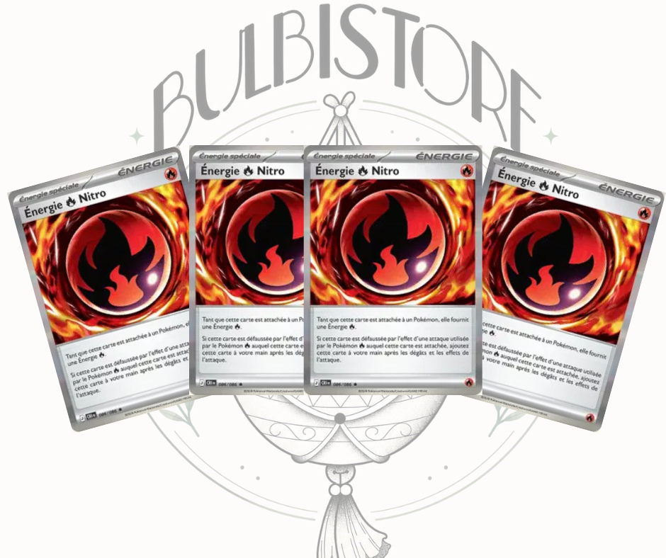 Playset x4 Énergie Nitro - CRI - Holo - Chaos Ascendant - NM - FR