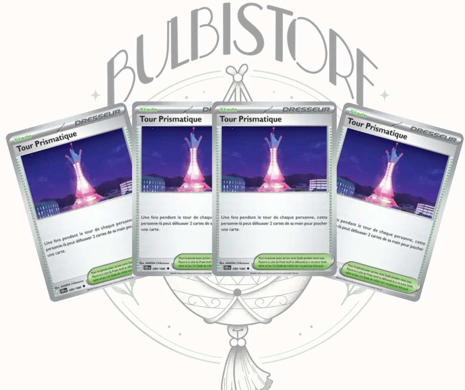 Playset x4 Tour Prismatique - CRI - Non Reverse - Chaos Ascendant - NM - FR