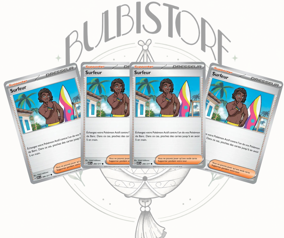 Playset x4 Surfeur - ASC - Non Reverse - Héros Transcendants - NM - FR