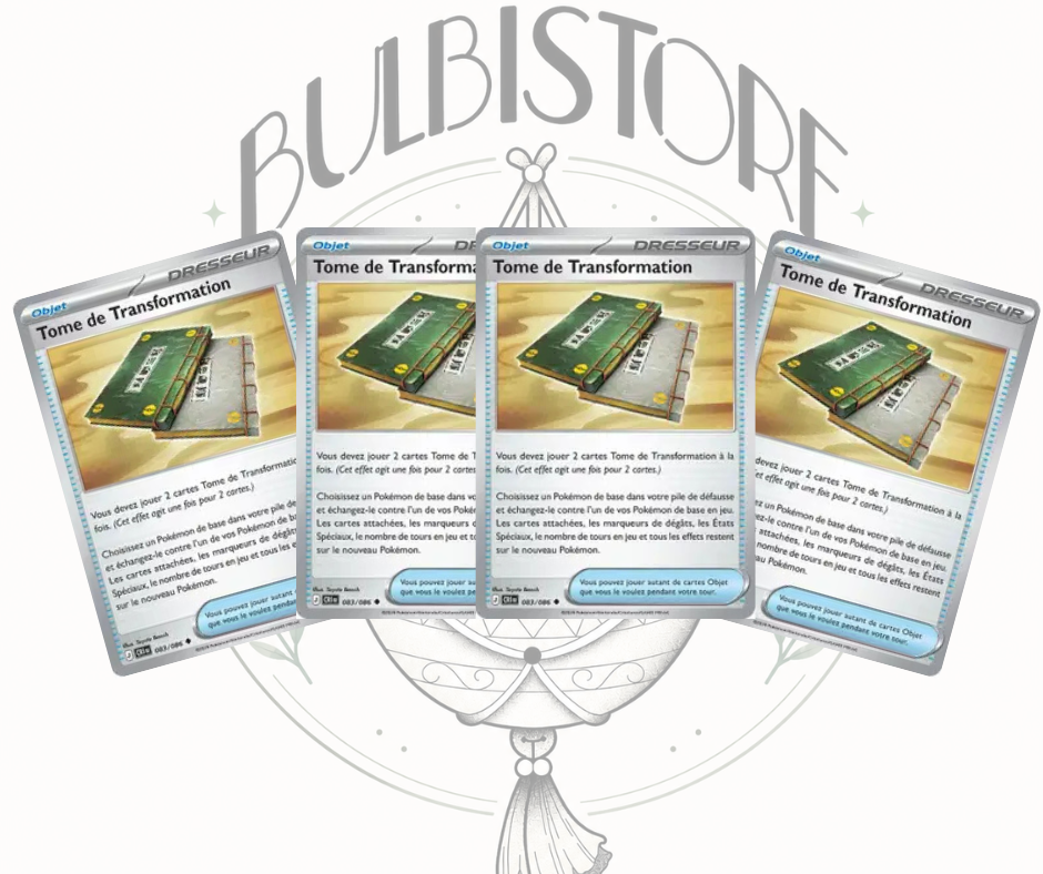 Playset x4 Tome de Transformation - CRI - Non Reverse - Chaos Ascendant - NM - FR