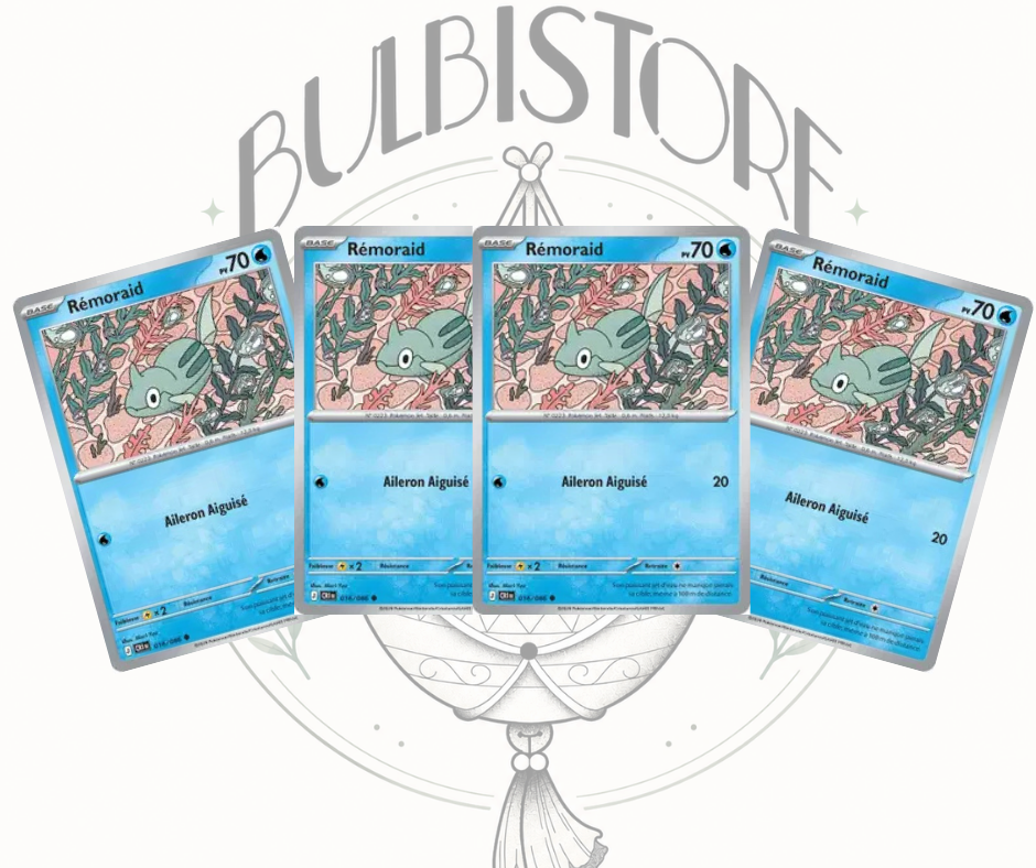 Playset x4 Rémoraid - CRI - Non Reverse - Chaos Ascendant - NM - FR
