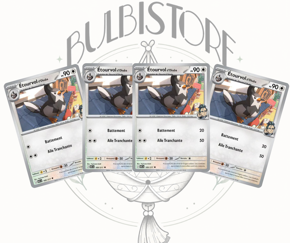 Playset x4 Étourvol d’Okuba - ASC - Non Reverse - Héros Transcendants - NM - FR