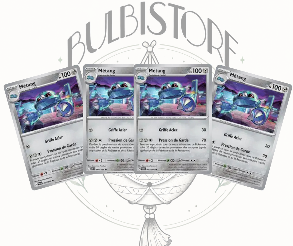 Playset x4 Métang - CRI - Non Reverse - Chaos Ascendant - NM - FR