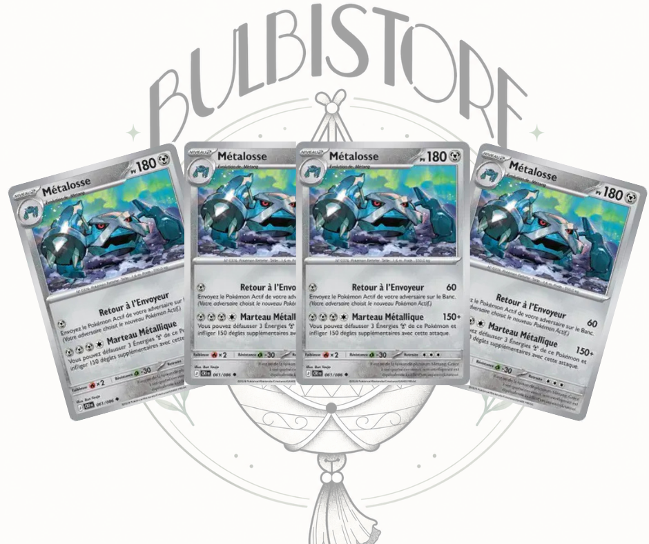 Playset x4 Métalosse - CRI - Non Reverse - Chaos Ascendant - NM - FR