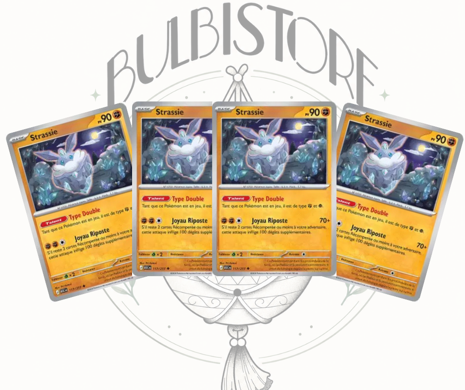 Playset x4 Strassie - ASC - Non Reverse - Héros Transcendants - NM - FR