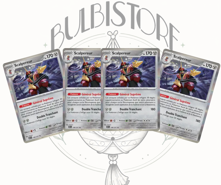 Playset x4 Scalpereur - ASC -Holo - Héros Transcendants - NM - FR
