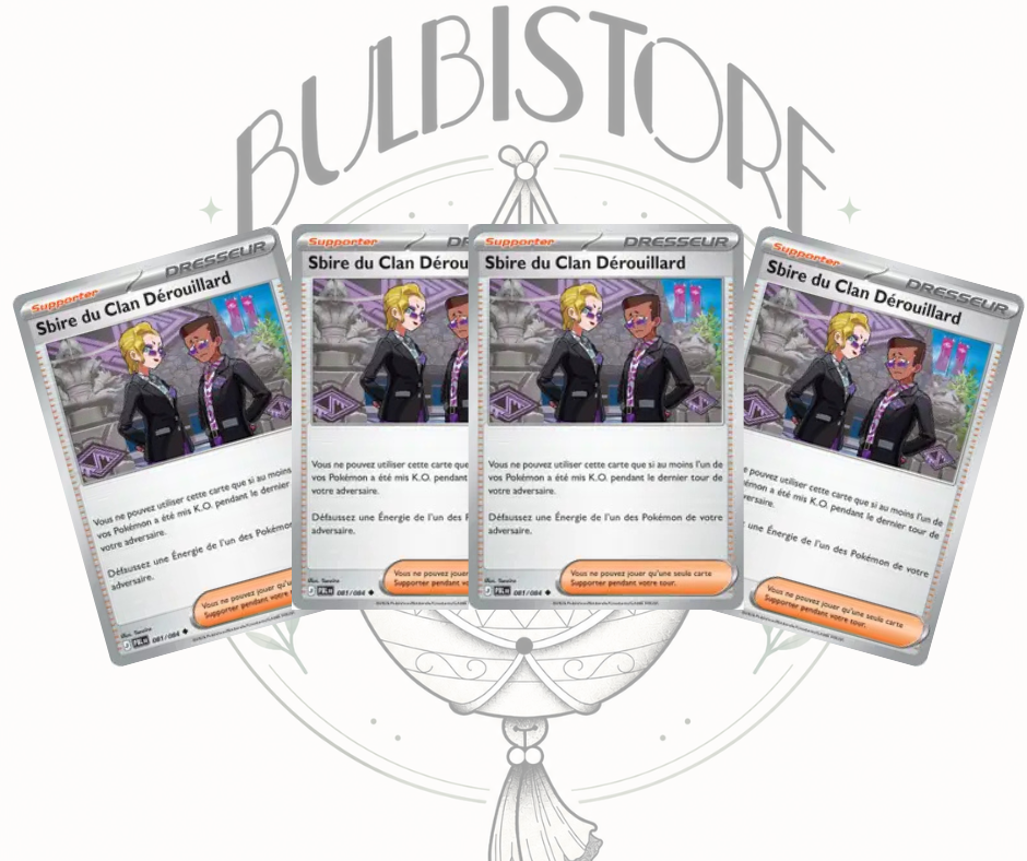 Playset x4 Sbire du Clan Débrouillard - PBL - Non Reverse - Nuit Noire - NM - FR