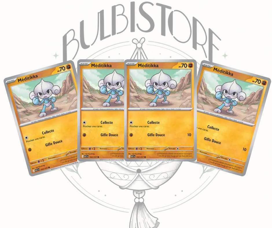 Playset x4 Méditikka - ASC - Non Reverse - Héros Transcendants - NM - FR