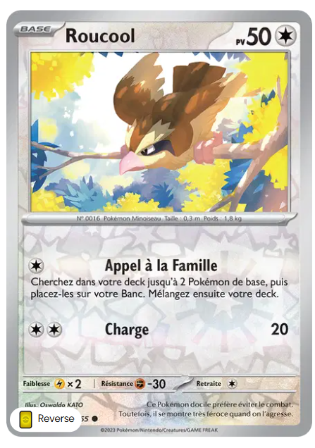 Roucool - MEW - 016/165 - Reverse - 151 - NM - FR