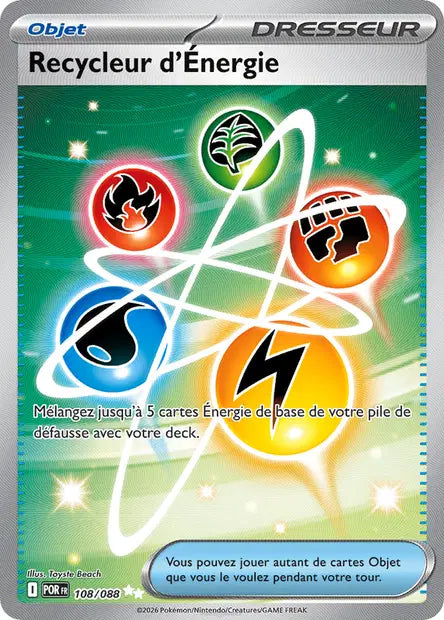 Recycleur d'Énergie - POR - 108/088 - Illustration Rare - Équilibre Parfait - NM - FR