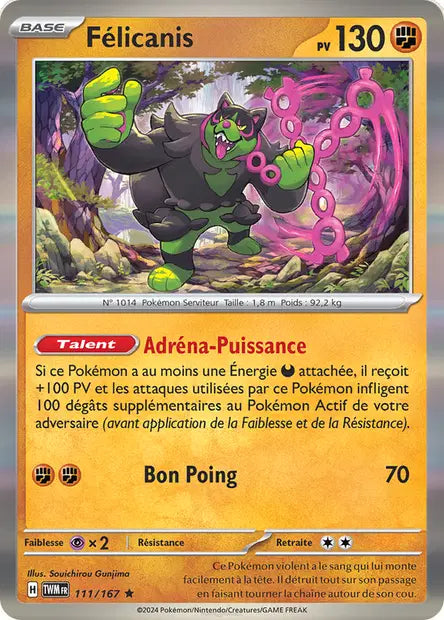 Félicanis - TWM - 111/167 - Holo - Mascarade Crépusculaire - NM - FR