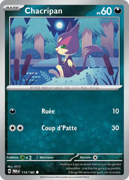 Chacripan - 114/182 - Non Reverse - Faille Paradoxe - NM - FR