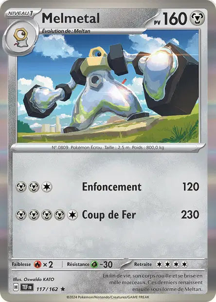 Melmetal - TEF - 117/162 - Holo - Forces Temporelles - NM - FR
