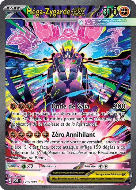 Méga Zygarde ex - POR - 120/088 - Illustration Spéciale Rare - Équilibre Parfait - NM - FR