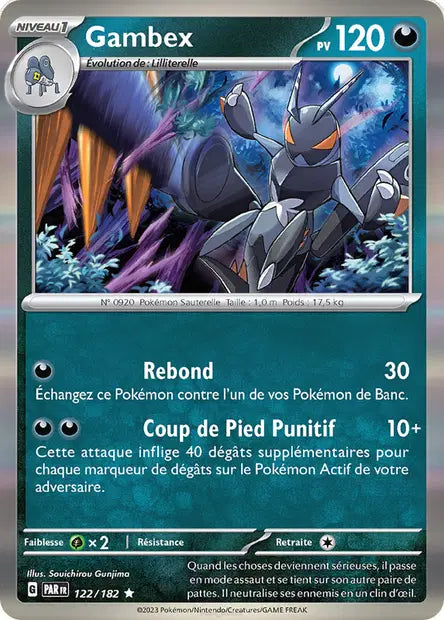 Gambex - PAR - 122/182 - Holo - Faille Paradoxe - NM - FR