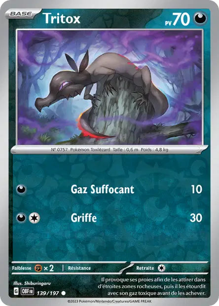 Tritox - OBF - 139/197 - Reverse - Flammes Obsidiennes - NM - FR