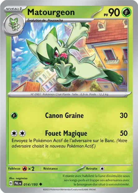 Matourgeon - PAL - 014/193 - Non Reverse - Évolution à Paldea - NM - FR