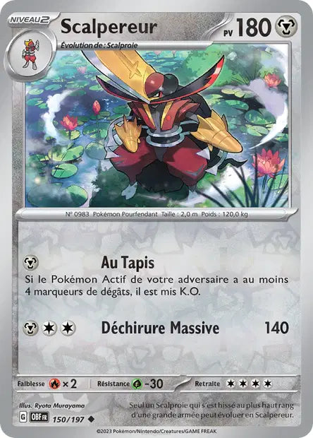 Scalpereur - OBF - 150/197 - Reverse - Flammes Obsidiennes - NM - FR