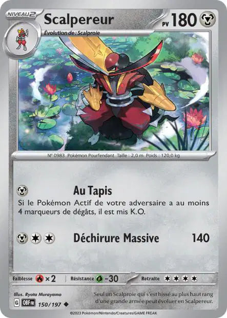 Scalpereur - OBF - 150/197 - Non Reverse - Flammes Obsidiennes - NM - FR