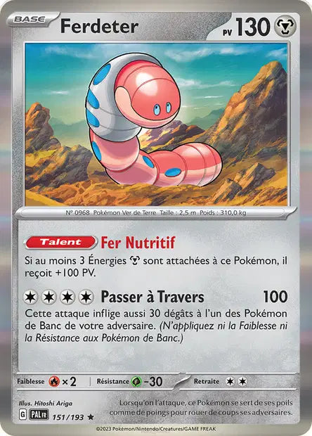 Ferdeter - PAL - 151/193 - Holo - Évolutions à Paldea - NM - FR