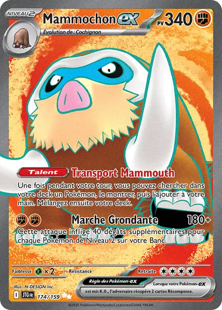 Mammochon ex - JTG - 174/159 - Illustration Rare - Aventures Ensemble - NM - FR