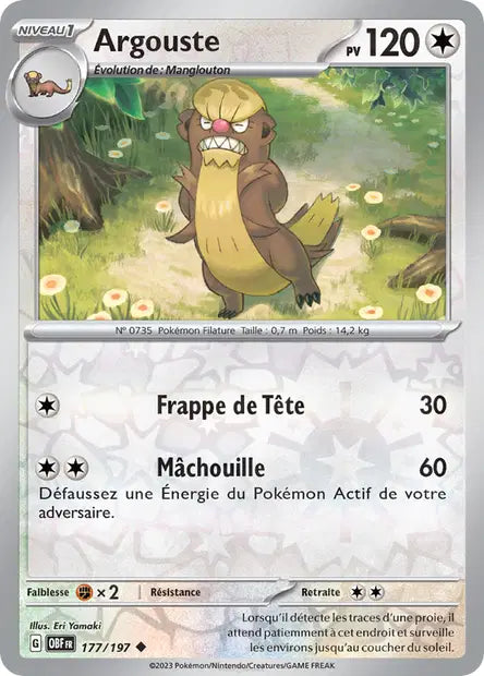 Argouste - OBF - 177/197 - Reverse - Flammes Obsidiennes - NM - FR