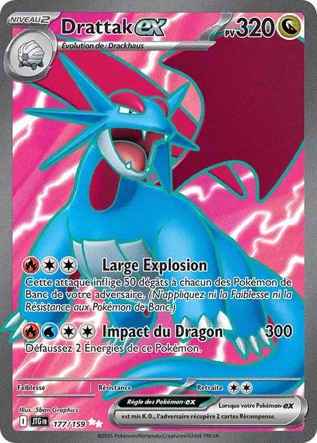 Drattak ex - JTG - 177/159 - Illustration Rare - Aventures Ensemble - NM - FR