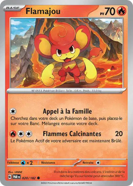 Flamajou - 020/182 - Reverse - Faille Paradoxe - NM - FR