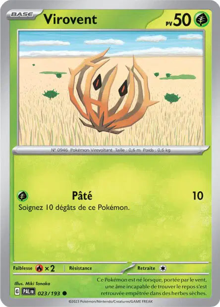 Virovent - PAL - 023/193 - Non Reverse - Évolutions à Paldea - NM - FR