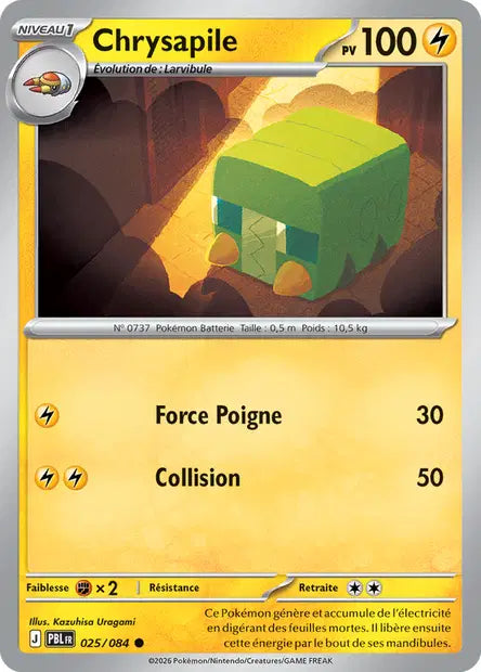 Chrysapile - PBL - 025/084 - Non Reverse - Nuit Noire - NM - FR